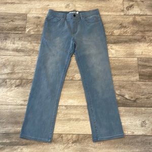 Betabrand Denim Yoga Straight leg pants size Large Petite